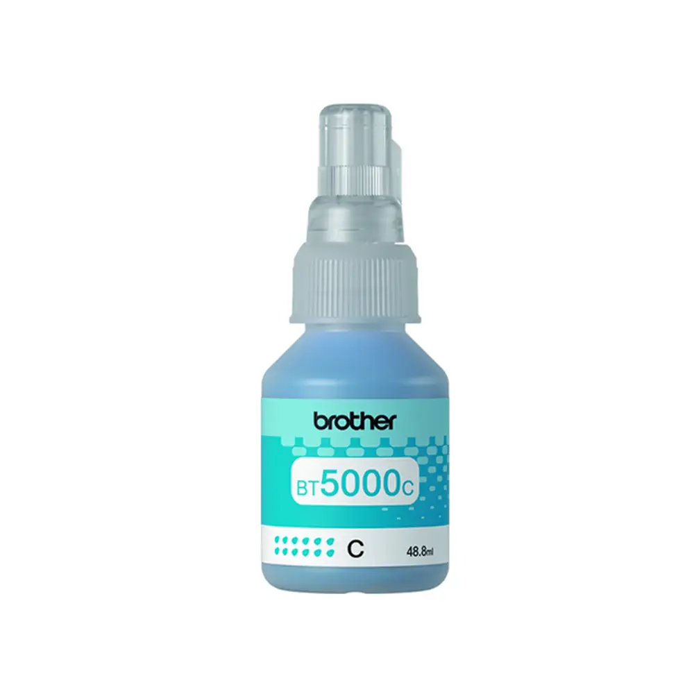 Brother Inkjet Ink Bottle BT5000 Cyan view 2